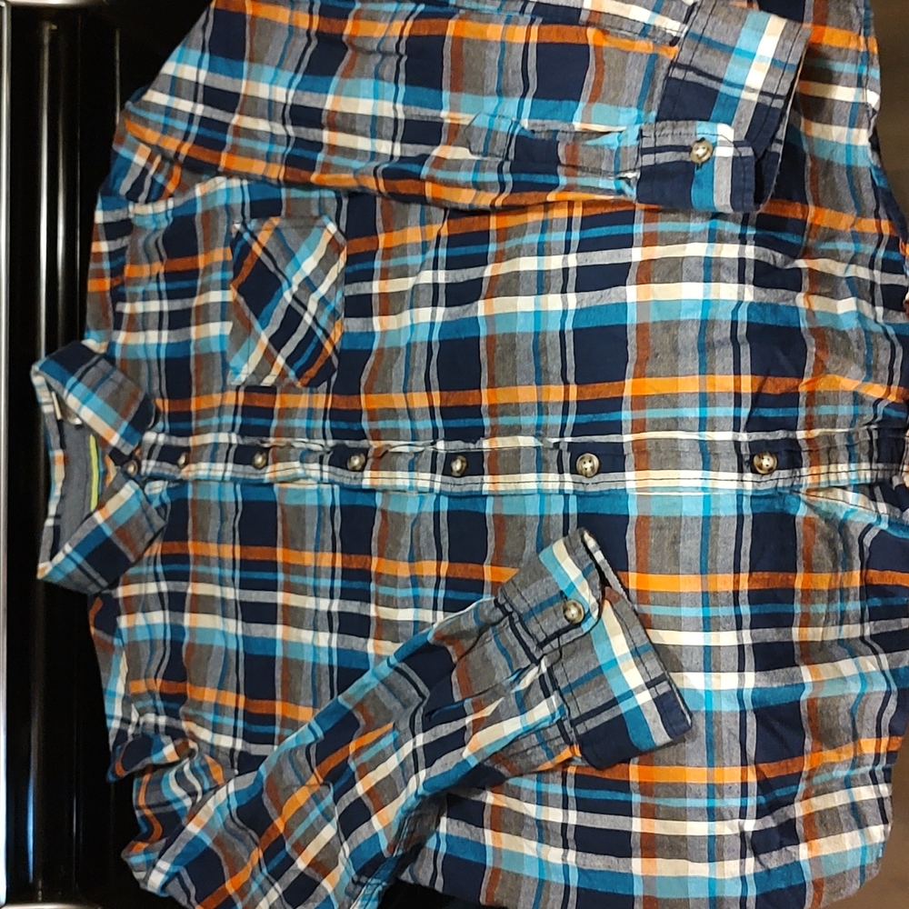 Multi blue plaid